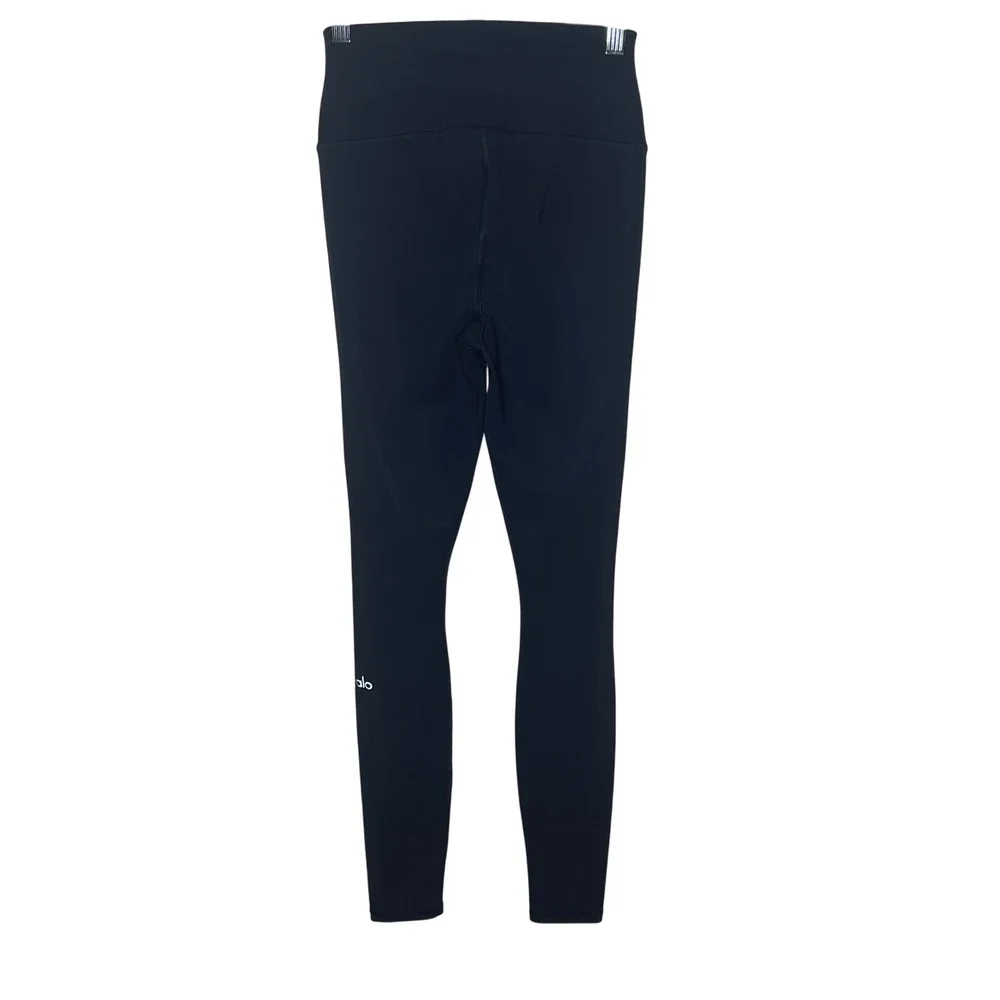 ALO YOGA High Waist Cutout Leggings Black Women's Activewear Athletic Pants